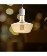 E27 8W LED filament pære - Amber glass, 620lm, 2200K, 300° lysspredning