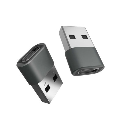 USB-C til USB adapter - Audio connector, hvit
