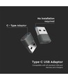 Type C til USB lydadapter