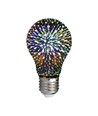 E27 3W LED-pære - A60, 3D stjerneeffekt