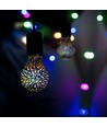 E27 3W LED-pære - A60, 3D stjerneeffekt