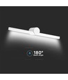 10W LED bad- / speillampe - IP65, 61cm, hvit