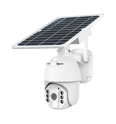 WiFi HD Smart Solar PTZ kamera med solcelle - 2MP, IP65, PIR sensor, 360° rotasjon, Smart Life app