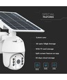 WiFi HD Smart Solar PTZ kamera med solcelle - 2MP, IP65, PIR sensor, 360° rotasjon, Smart Life app