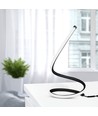 20W bordlampe - LED, designer, EU-plugg, ledning+bryter, 3000K, svart