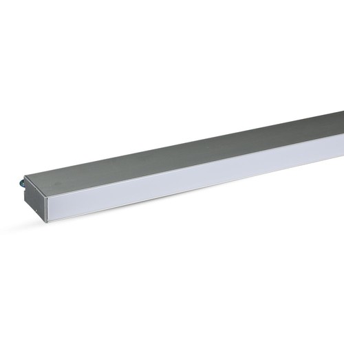 120cm 40W LED lysskinne med Samsung chip - Silver, 4000K, 120°, inkl. wireoppheng
