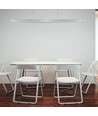 120cm 40W LED lysskinne med Samsung chip - Silver, 4000K, 120°, inkl. wireoppheng