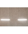 Trebetong/gips LED lysskinne 60 cm - 19W, Akustilight, innfelt, 24V