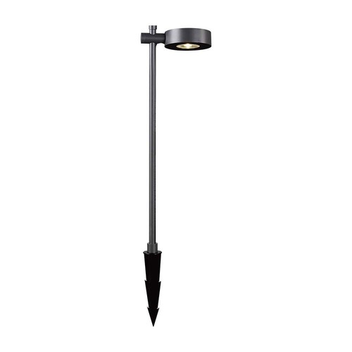 7W LED pullertlampe - 3000K, svart hus, IP65