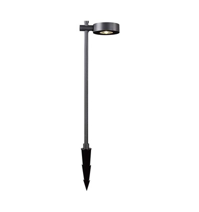 7W LED pullertlampe - 3000K, svart hus, IP65