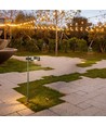 6W LED hagelampe, sort - IP54, 3000K, RA90, inkl. lyskilde