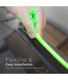 10m 12W/m Neon Flex LED strip - 24V, 25mm bredde, IP65, SMD 2835