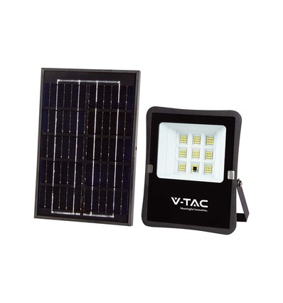 50W LED solcelle lyskaster - 6400K