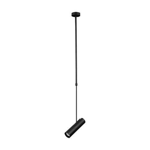 GU10 Teleskopisk taklampe - Sort, aluminium, 83-117cm