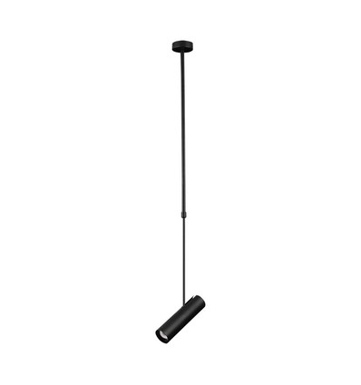 Teleskopisk taklampe med GU10 - svart, aluminium, 83-117cm