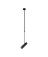 GU10 lampe svart - aluminium lampeholder