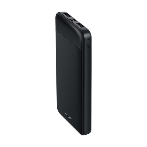 Produktnavn: 10000mAh Hurtiglader - Powerbank, Svart.