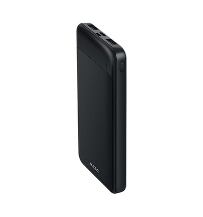 10000mAh Hurtiglader - Powerbank, Svart