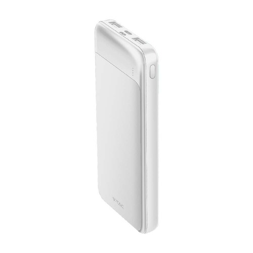 10.000mAh hurtiglader - powerbank, hvit