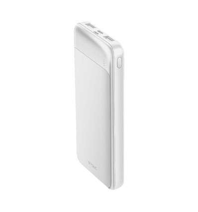 10.000mAh hurtiglader - powerbank, hvit