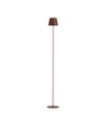 LED-lampe 4W - 4400mA batteri, 3000K, IP54, Cortenfarget hylster