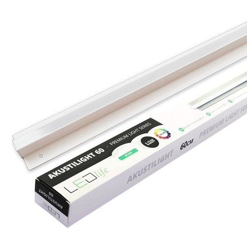 Trebetong/gips LED lysskinne 90 cm - 27W, Akustilight, innfelt, 24V