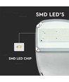 300W LED - Solcelle Gatelys, Samsung Chip, 4000K, Hvit kabinett.