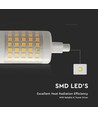 7W LED plastpære R7S - 3000K