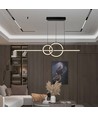 15W Designer hengelampe - 4000K, svart