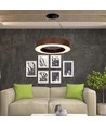 60cm 50W rund LED pendel - 125lm/W, Cortenfarget, Triac dimbar, 4000K, IP20