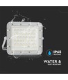 40W LED solcelle lyskaster - IP65, 4000K, inkl. solcellepanel og fjernkontroll