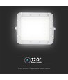 40W LED solcelle lyskaster - IP65, 4000K, inkl. solcellepanel og fjernkontroll