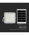 40W LED solcelle lyskaster - IP65, 4000K, inkl. solcellepanel og fjernkontroll