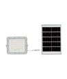 80W LED solcelle lyskaster - 800lm, IP65, 10W solcellepanel, fjernkontroll, utendørs