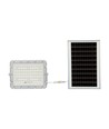 VT LED Solar Lyskaster 120W - 4000K, 12000 mAh Batteri, 3m Kabel, Smart IR Fjernkontroll, Rask Lading, Hvit.