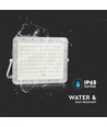 180W LED solcelle lyskaster, 4000K - Inkl. 20W solcellepanel, IP65, fjernkontroll, hvit