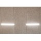 Trebetong/gips LED lysskinne 60 cm, CCT - 19W, Akustilight, innfelt, 24V