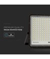 30W LED solcelle lyskaster, 6400K - 2600lm, IP65, inkl. solcellepanel og fjernkontroll, aluminium