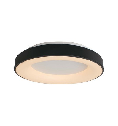 49W LED dekorativ taklampe, dimbar - Ø60cm, 106lm/W, sort, 3000K, Triac dimbar