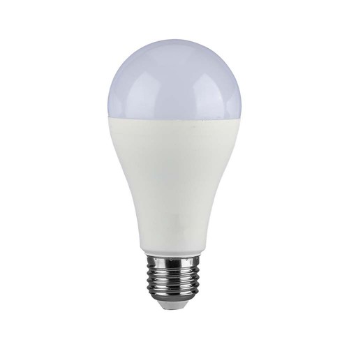 A65 LED 17W E27 - Plast Pære, 6500K, 200D