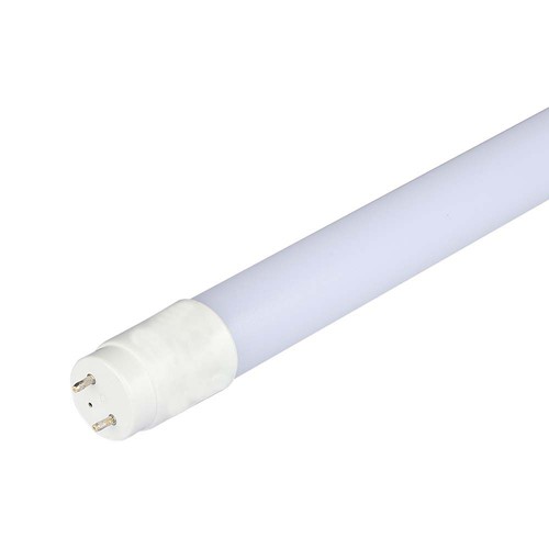 18W T8 LED Rør - Plast, Ikke-roterbar, 120cm, 6400K, G13.