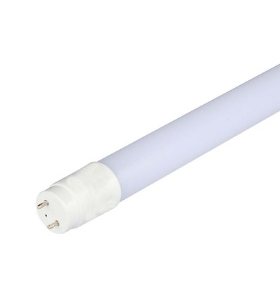 18W T8 LED Rør - Plast, Ikke-roterbar, 120cm, 6400K, G13.