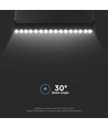 18W skinne-spot - LED, Magnetisk, Smart, 3i1, Sort hus