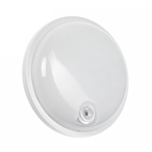 20W LED Technic lampe - IP54, IK07, Rund, 4000K, PIR sensor