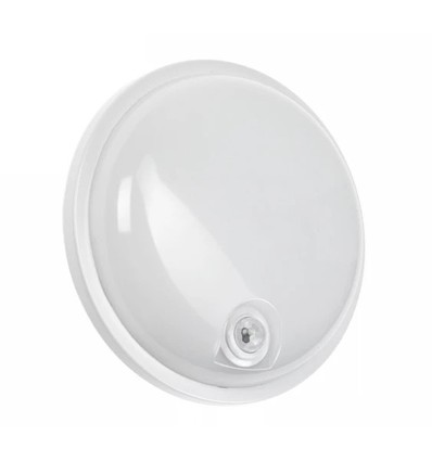 20W LED Technic lampe - IP54, IK07, Rund, 4000K, PIR sensor