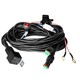 Kabel med bryter til LEDlife arbeidslampe - Til 2 lamper, 2x15A, DT06-2S stikk