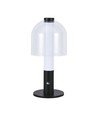 2W LED bordlampe, oppladbar - Touch dimbar, 3-i-1 CCT, sort, USB, inkl. batteri