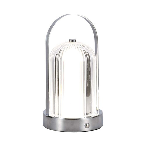 1W oppladbar LED bordlampe, 3-i-1 CCT - Touch dimbar, USB-C, 6-8 timers batteri, antik finish