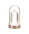 1W oppladbar LED bordlampe, antik bronze - 3-i-1 CCT, dimbar, 5V, 1800mAh batteri, høyde 19cm