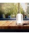 1W oppladbar LED bordlampe, antik bronze - 3-i-1 CCT, dimbar, 5V, 1800mAh batteri, høyde 19cm